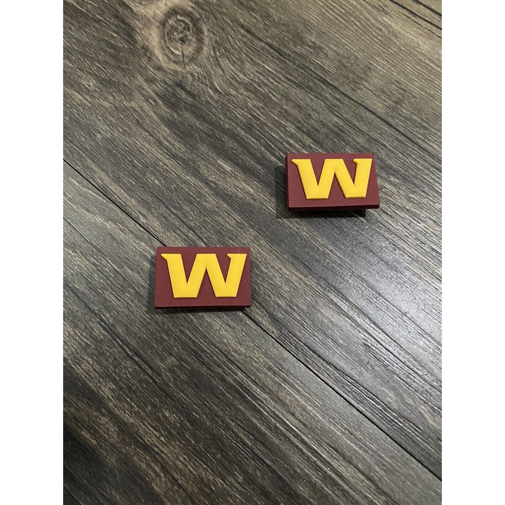 Washington Football Team Charm For Crocs Shoe Charms - 2 Pieces